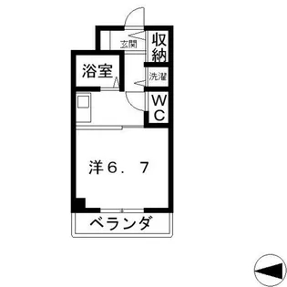 SUNVALLEY南草津【2階】の間取り