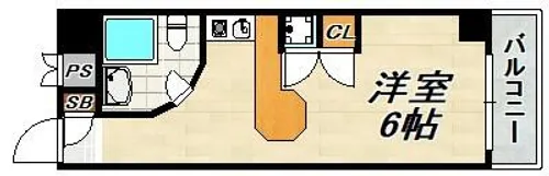 ラ・パルフェ・ド・シェリール【5階】の間取り