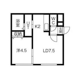NOON澄川(ヌーン澄川)【4階】の間取り