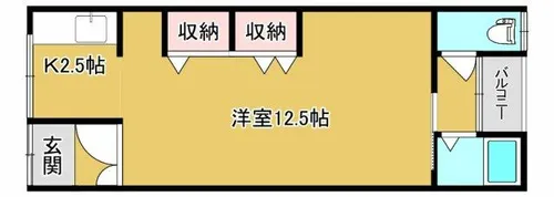 明野マンション【311号室】の間取り