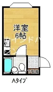 浜口エコーハイツ【3階】の間取り