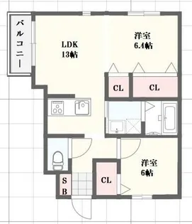 ドルミⅡ【1階】の間取り