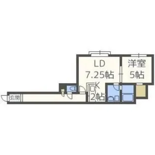 テッセラ【3階】の間取り