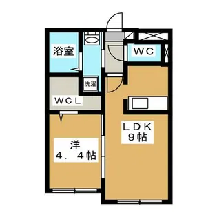 Floresta43(フロレスタ)【4階】の間取り