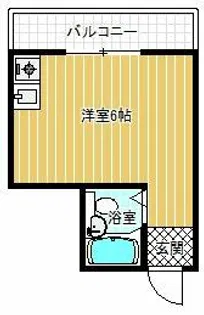 リバーフロントKS【2階】の間取り