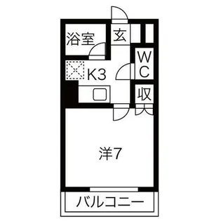PROXY SQUARE植田西【3階】の間取り