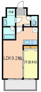 ランドセントラル梅田【6階】の間取り