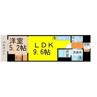 RESIDENCE DRACAENA(レジデンスドラセナ)【7階】の間取り