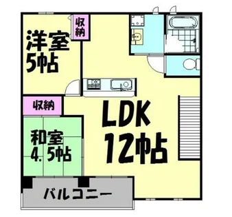 エンフィールド エミネンス【102号室】の間取り