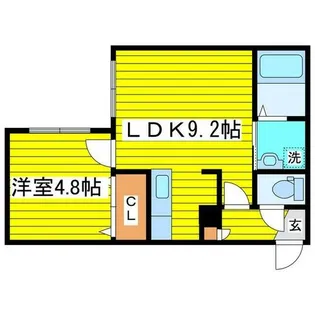 ケイメゾン2環状通東【2階】の間取り