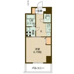 アリビオ立花3【10階】の間取り