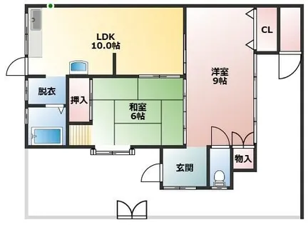 兵庫県尼崎市稲葉荘2丁目【一戸建】の間取り