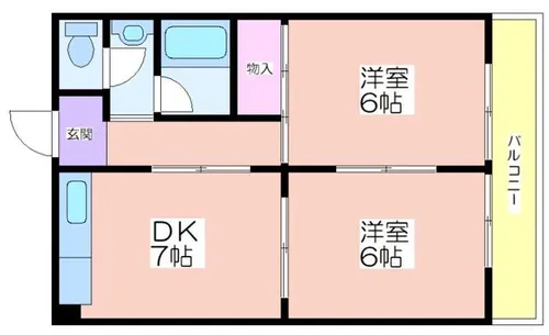 メゾン南加賀屋【501号室】の間取り