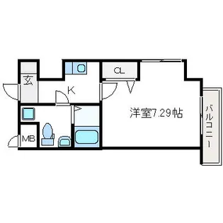 セレニテ高槻【501号室】の間取り