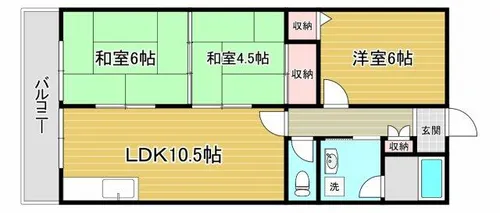 ハイツ78【3階】の間取り