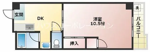 松俊ハイツ【3階】の間取り