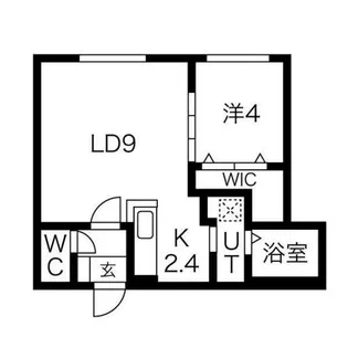 Grace札幌東【3階】の間取り