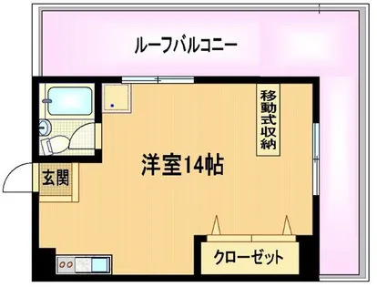 大阪府大阪市都島区友渕町2丁目【マンション】の間取り
