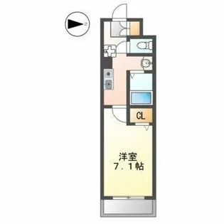 プリムローズマンション【1階】の間取り