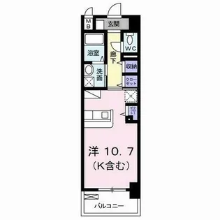 エヴァーグリーンO【1階】の間取り