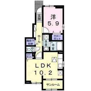 グランツⅢ【1階】の間取り