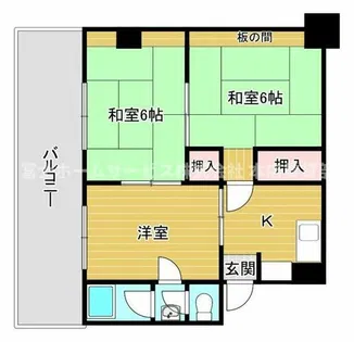 第一コーポ栄【5階】の間取り