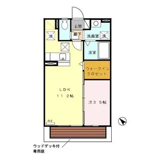カノン【2階】の間取り