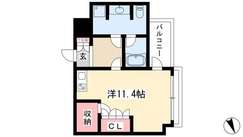 千種タワーヒルズ【2階】の間取り
