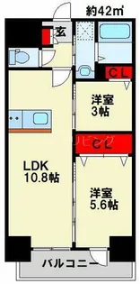 プレジデンス ざ京【305号室】の間取り