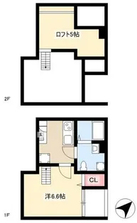 ヒラソル守山【201号室】の間取り