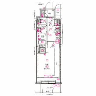 CREST TAPP名古屋山王【402号室】の間取り