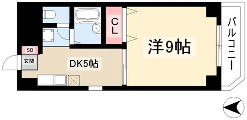 ウイング烏森【2階】の間取り