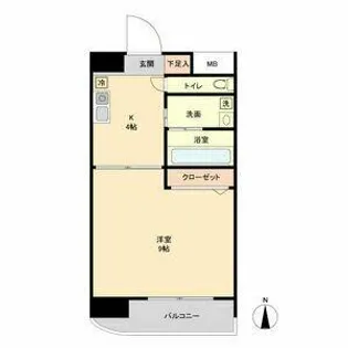 エクセルシオール栄【0608号室】の間取り