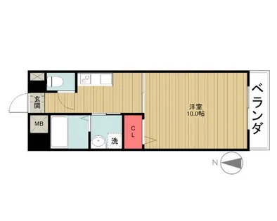 シェーン八事山【4階】の間取り