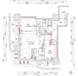 ローレルタワー堺筋本町【17号室】の間取り
