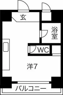 オーシャンハイツ栄【3階】の間取り
