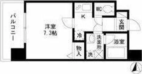 エコロジー栄レジデンス【5階】の間取り