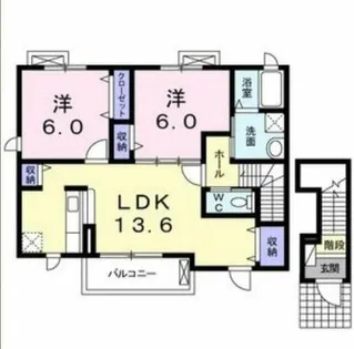 大阪府和泉市池上町【アパート】の間取り