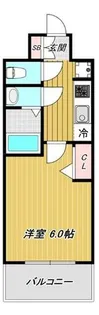 1Kの間取り画像