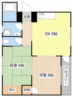 コーポグローリ【305号室】の間取り