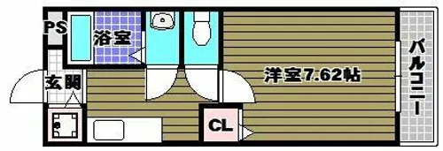 リヴェール東野【2階】の間取り