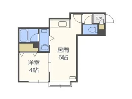 VERY【105号室】の間取り