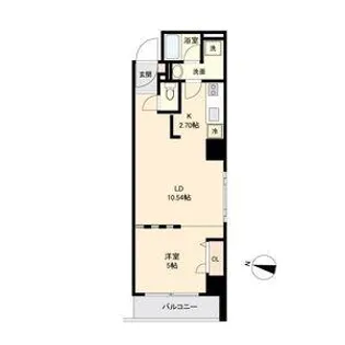 CITY SPIRE南3条【2階】の間取り