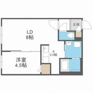 ネクステージ手稲本町【1階】の間取り