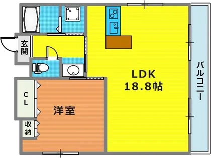 NTB-Ⅲ【6階】の間取り