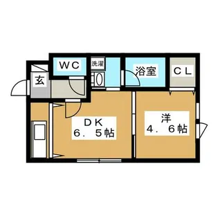 ブランノワール発寒610【2階】の間取り