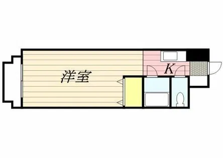 G-ONE西新Ⅱ【4階】の間取り