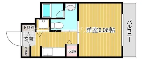 大阪府大阪市都島区片町1丁目【マンション】の間取り