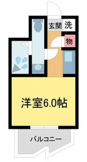 インターフェルティR2甲子園【405号室】の間取り