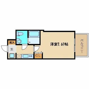 セレニテ天六【5階】の間取り